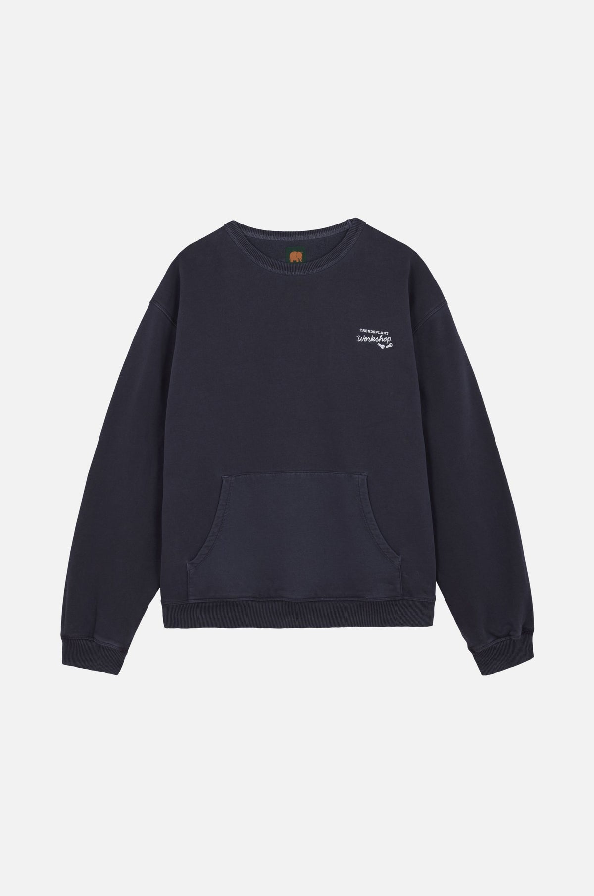 Silhouette de face du sweat-shirt The Garage Sweatshirt en Baritone Blue | TP_IMAGE_TYPE=SILHOUETTE_FRONT