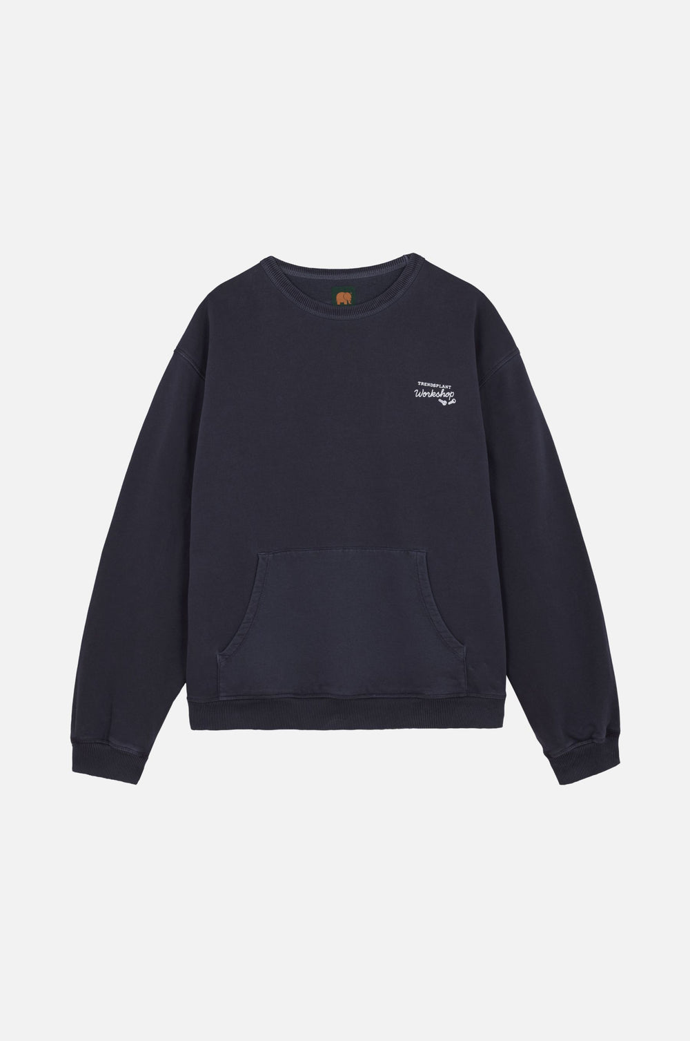 Silhouette de face du sweat-shirt The Garage Sweatshirt en Baritone Blue | TP_IMAGE_TYPE=SILHOUETTE_FRONT