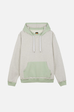 The Hooded Oversized Sweatshirt Warm Heather Grey/Matcha