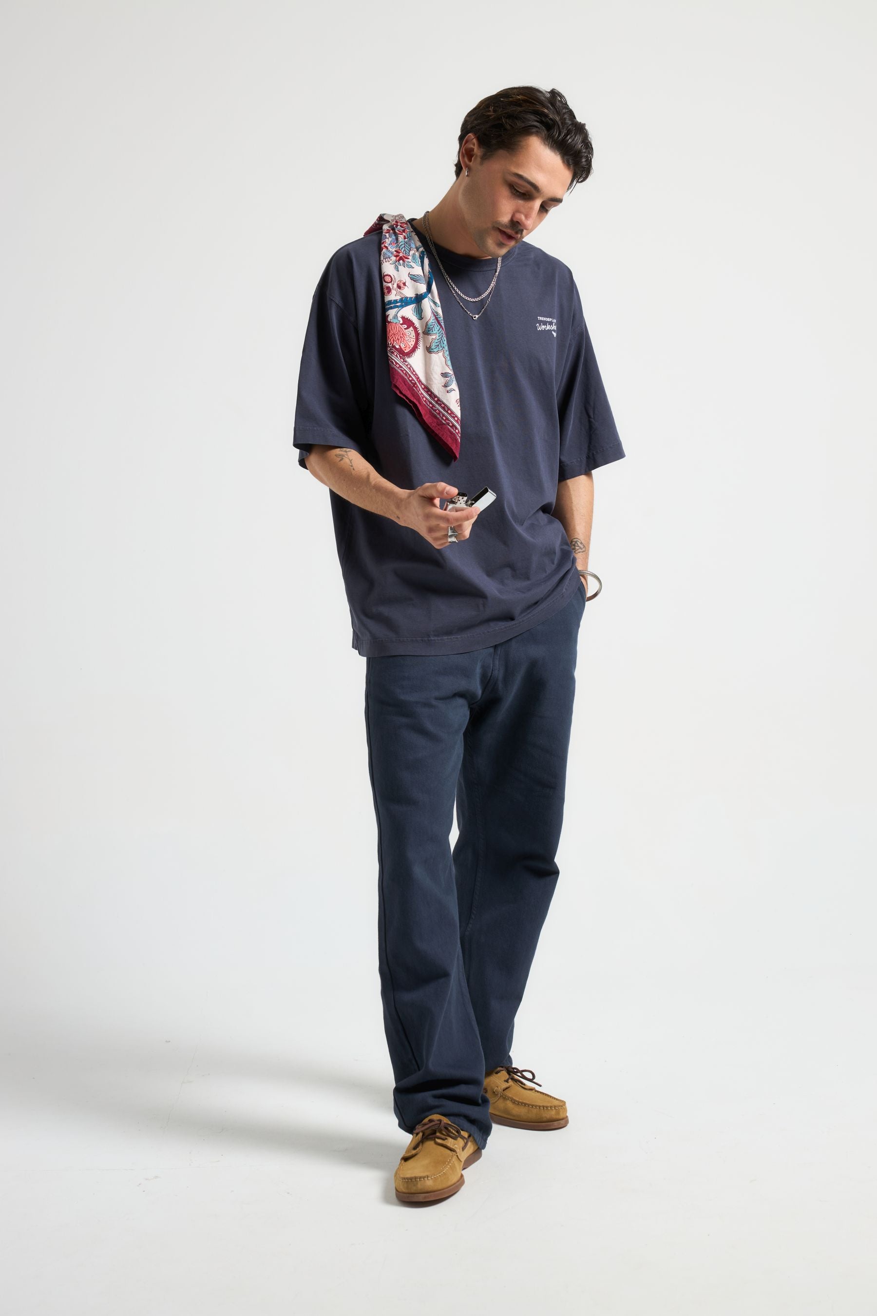 Bench Oversized T-Shirt Baritone Blue – Trendsplant