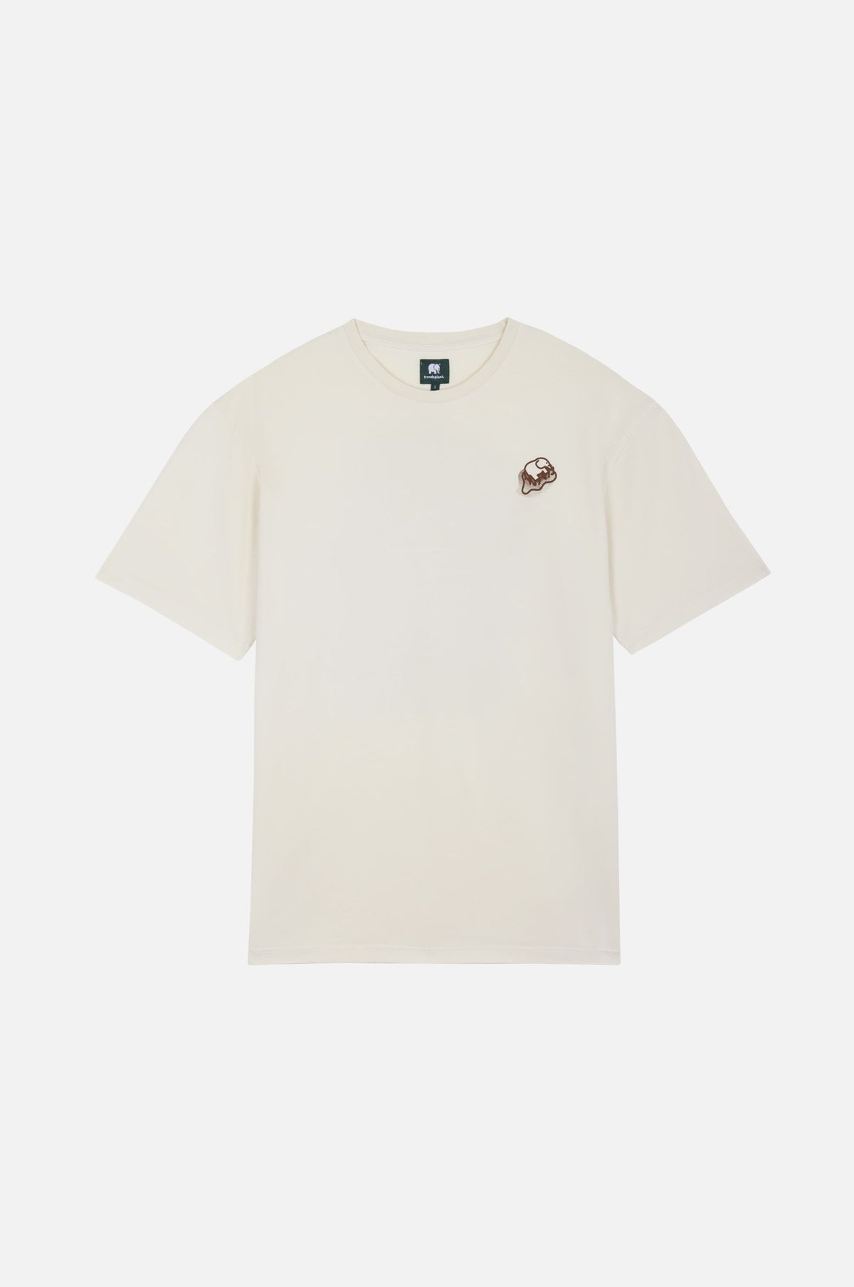 Silhouette avant d'un t-shirt Marshmallow | TP_IMAGE_TYPE=SILHOUETTE_FRONT