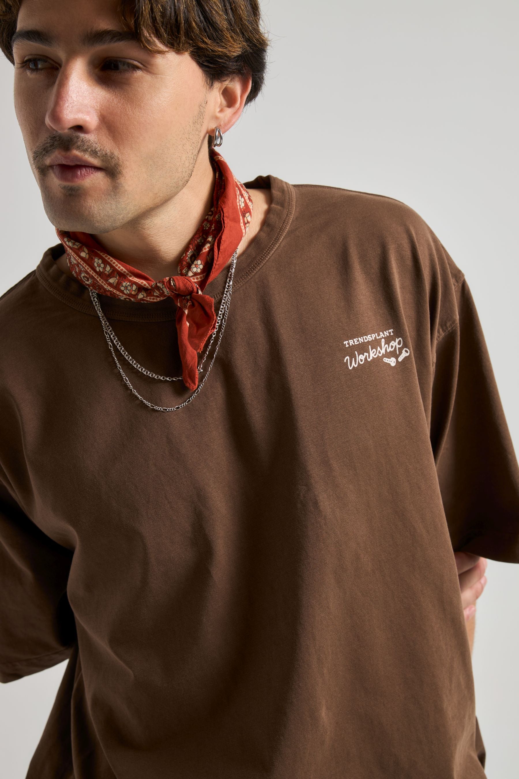 Bench Oversized T-Shirt Saddle Brown – Trendsplant