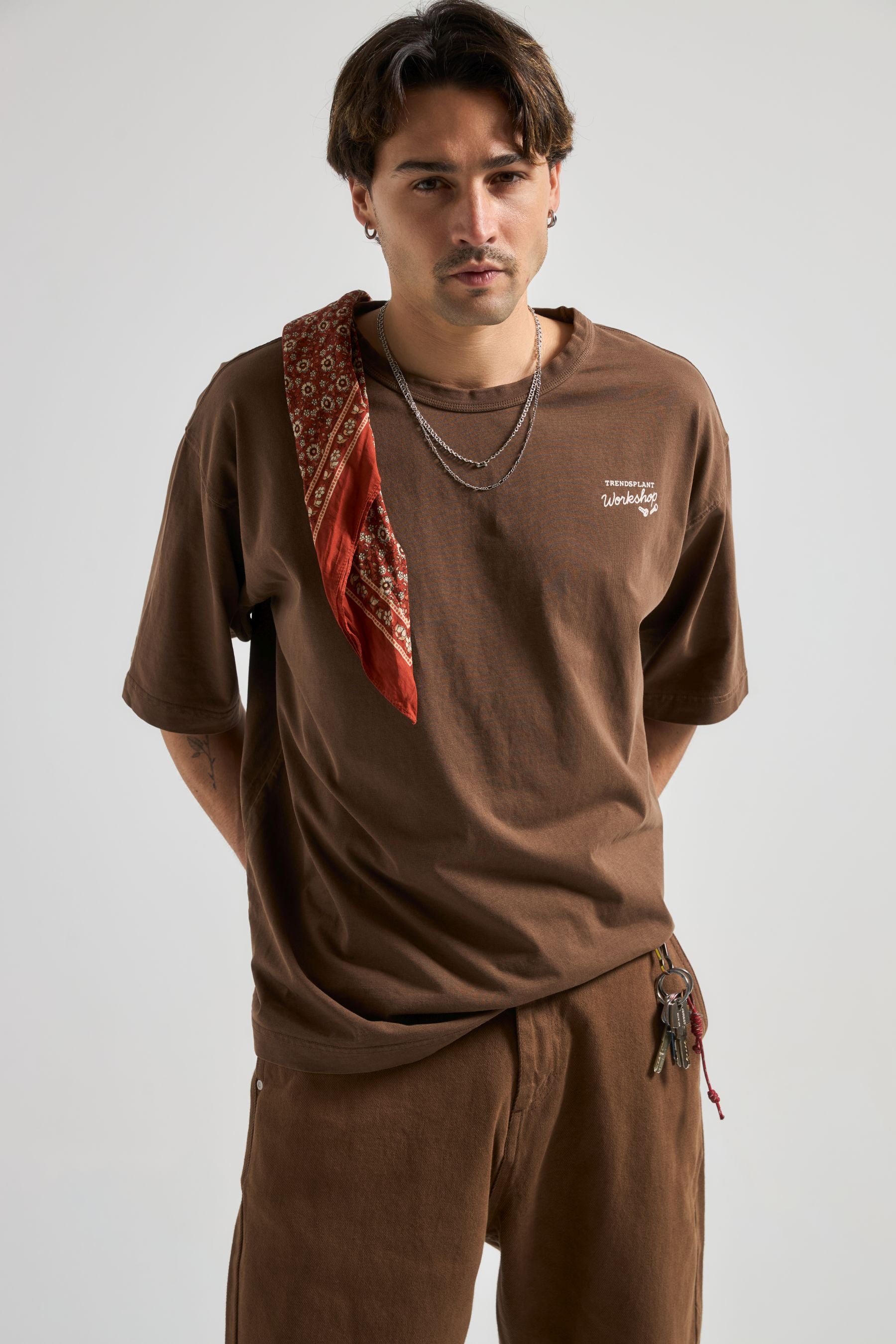 Bench Oversized T-Shirt Saddle Brown – Trendsplant