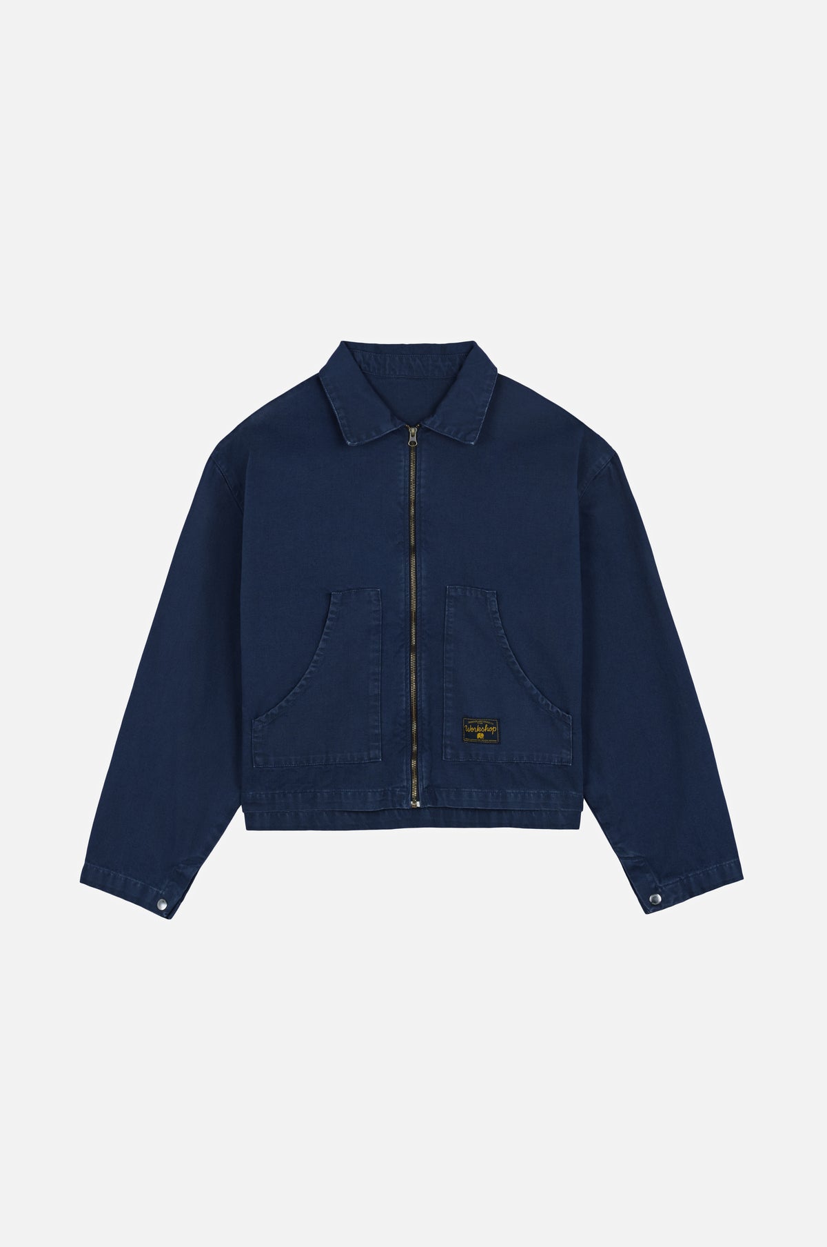 Silhouette avant de Mason Cropped Jacket India Ink | TP_IMAGE_TYPE=SILHOUETTE_FRONT