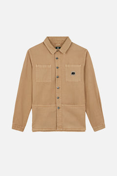 Albir Canvas Overshirt Sand