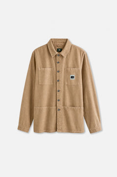 Albir Canvas Overshirt Sand
