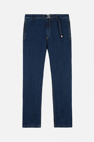 Recycled Denim Climber Pant in dark wash disteso. | TP_IMAGE_TYPE=SILHOUETTE_FRONT