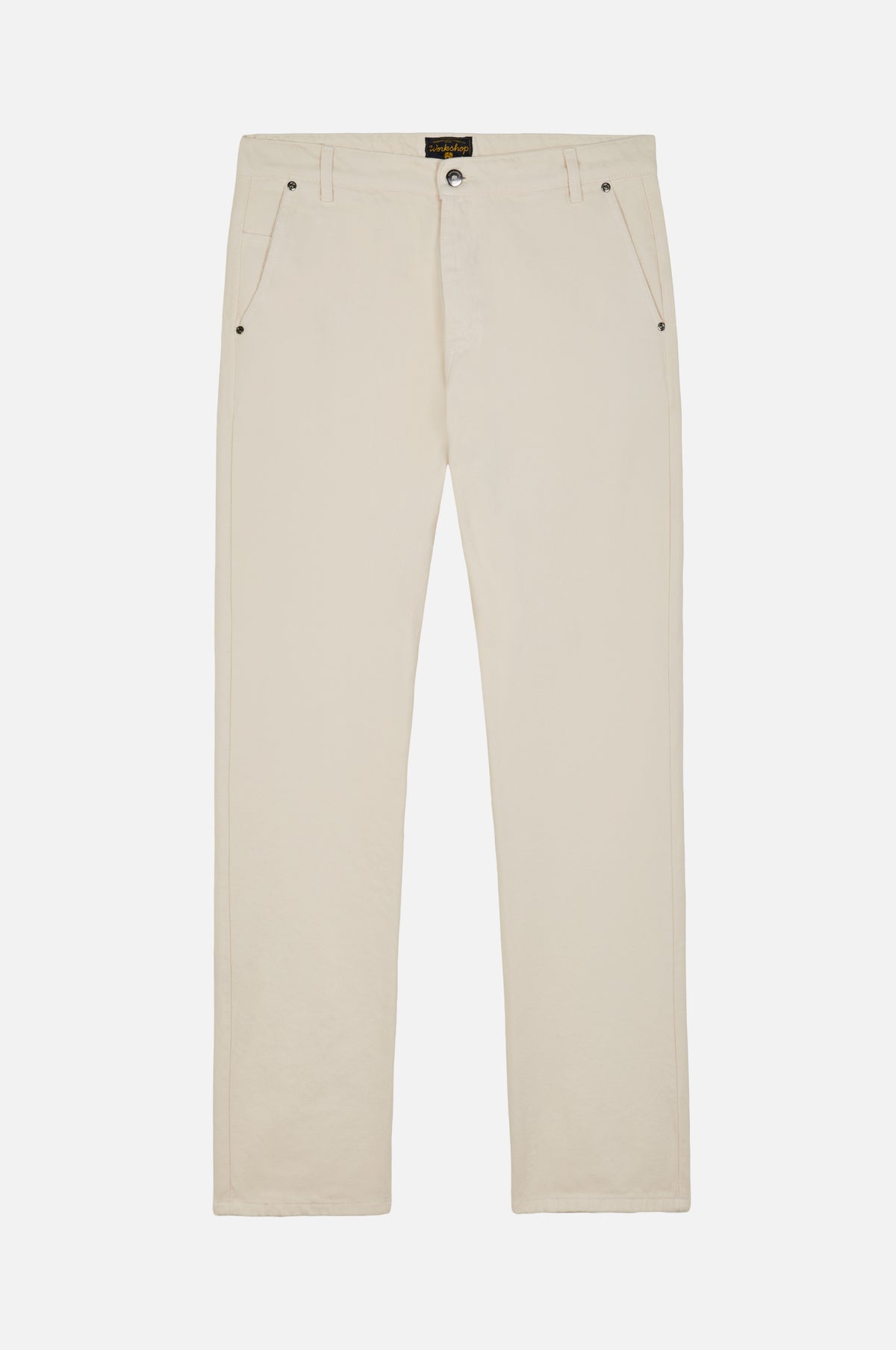 Silhouette de face de Operator Relaxed Pants en Antique White | TP_IMAGE_TYPE=SILHOUETTE_FRONT