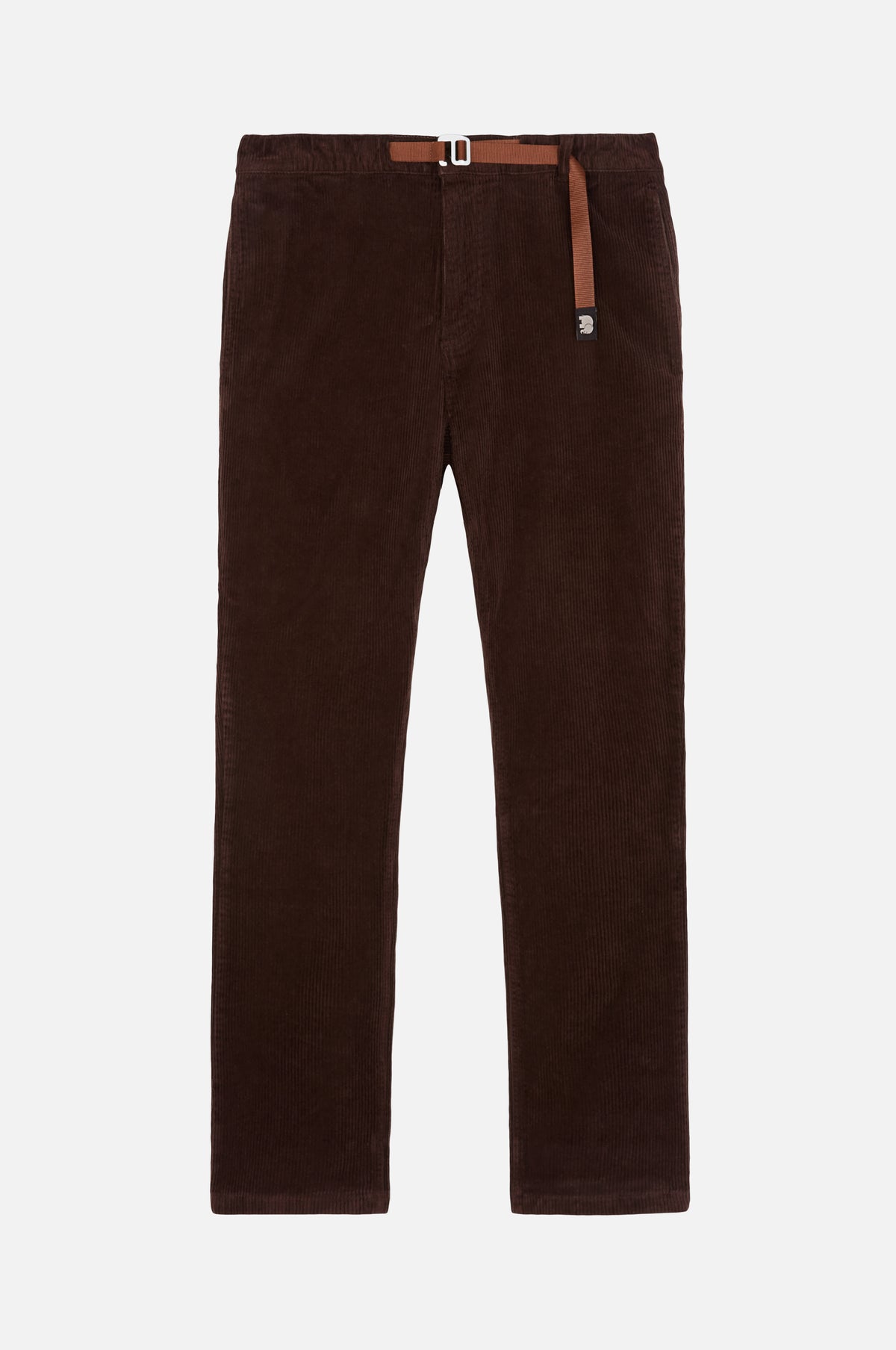 Pantalon Climber en velours côtelé Ecodye en Chicory Coffee vu de face | TP_IMAGE_TYPE=SILHOUETTE_FRONT