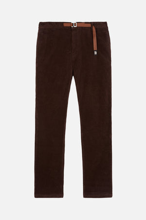 Pantalon Climber en velours côtelé Ecodye en Chicory Coffee vu de face | TP_IMAGE_TYPE=SILHOUETTE_FRONT