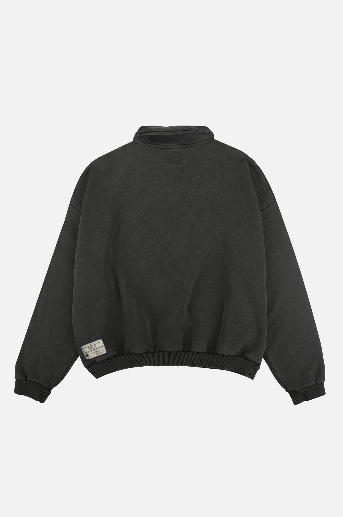 Felpa Axis Super Heavy Quarter Zip in Forged Iron| TP_IMAGE_TYPE=SILHOUETTE_BACK