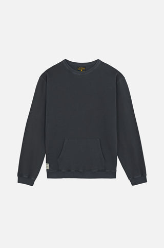 Sweat oversize Factory, coloris fer forgé, avec encolure ronde classique et poche avant | TP_IMAGE_TYPE=SILHOUETTE_FRONT