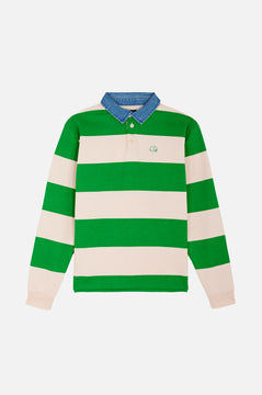 Yard Rugby Polo Fern Green/Cloud Pink