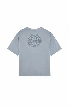 T-shirt Worldwide Sunwashed Heavy Oversized Quarry Blue