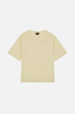 T-shirt oversized Core in off white con vestibilità rilassata e classico girocollo | TP_IMAGE_TYPE=SILHOUETTE_FRONT
