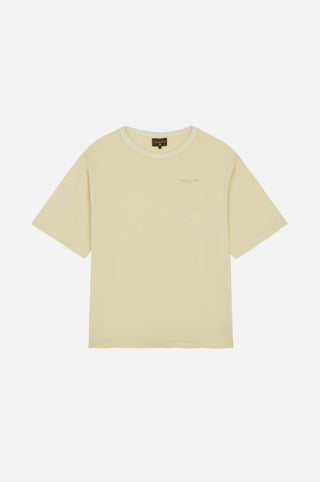 T-shirt oversized Core in off white con vestibilità rilassata e classico girocollo | TP_IMAGE_TYPE=SILHOUETTE_FRONT