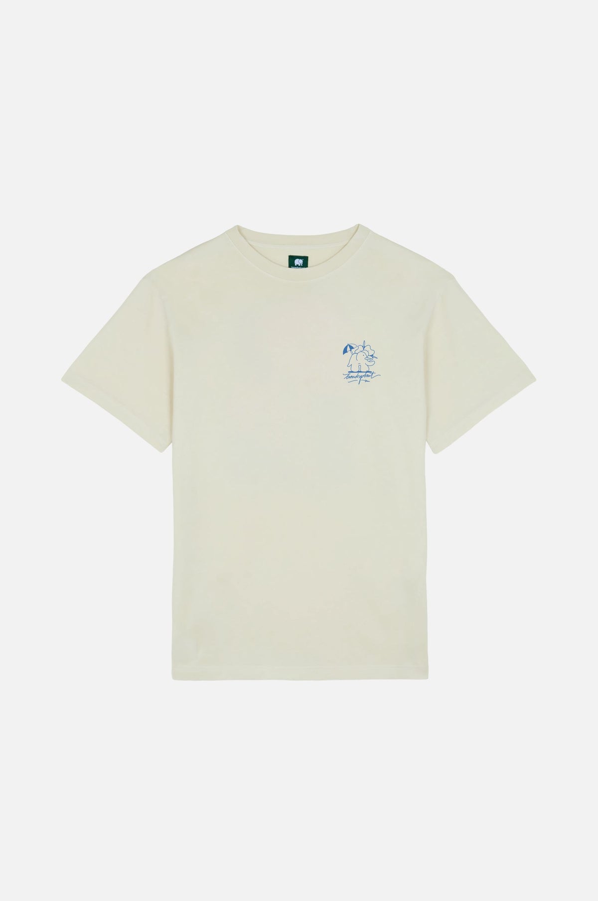 Life by the Sea VIII Antique White T-shirt featuring a beach-inspired graphic design on the chest | TP_IMAGE_TYPE=SILHOUETTE_FRONT