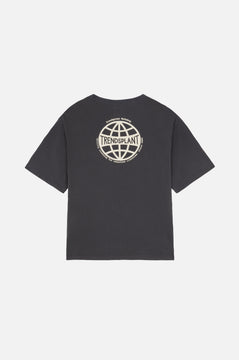 Worldwide Sunwashed Heavy Oversized T-shirt Forged Iron