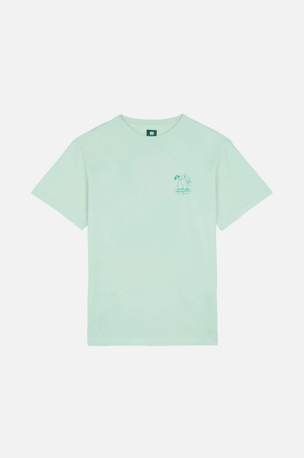 Chemise Life by the Sea VIII Aqua Glass dans un coloris aqua clair, avec un graphisme ludique sur le devant. | TP_IMAGE_TYPE=SILHOUETTE_FRONT