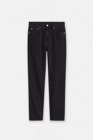 Easy Denim Pants nero presentato in un flat lay, con vista frontale in evidenza | TP_IMAGE_TYPE=SILHOUETTE_FRONT