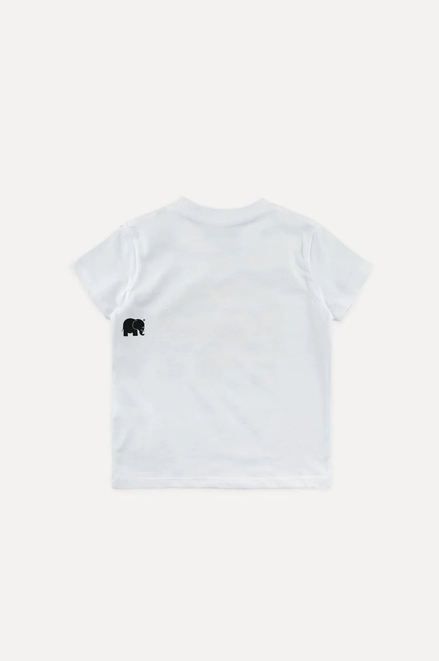 Camiseta Orgánica Clásica Niño White