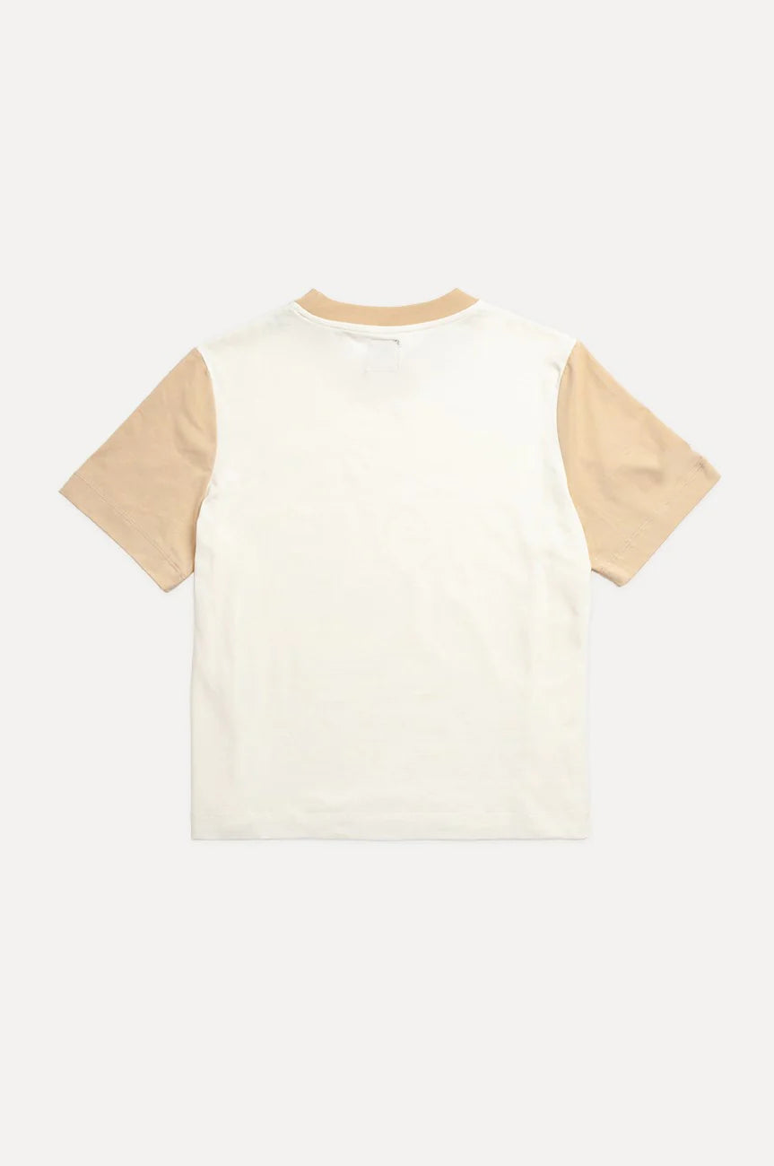 Women's Color Block T-Shirt Natural