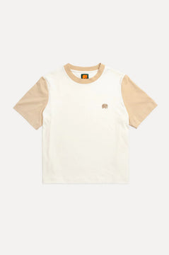 Women's Color Block T-Shirt Natural