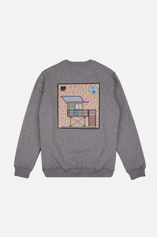 Silhouette posteriore di Antonyo Marest x Trendsplant Art Hut Sweatshirt in Sport Grey | TP_IMAGE_TYPE=SILHOUETTE_BACK