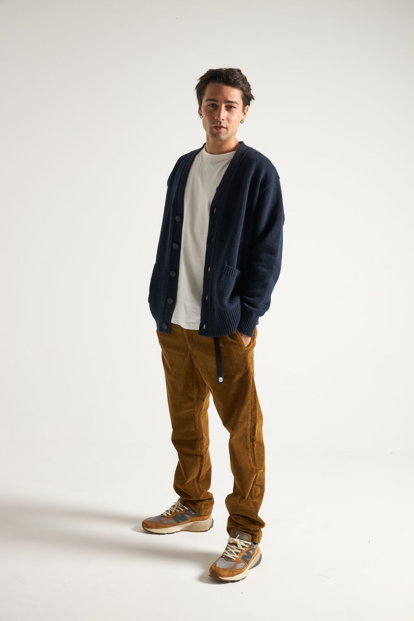 Relleu Cardigan Dark Navy