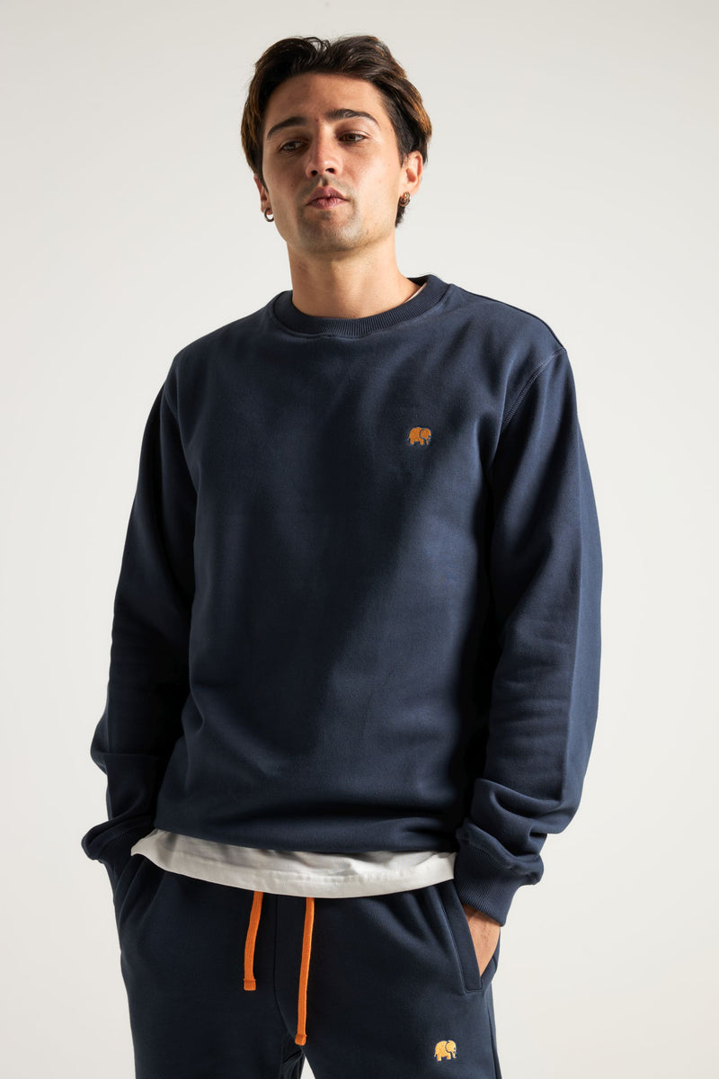 Organic Essential Sweatshirt Trendsplant Blue