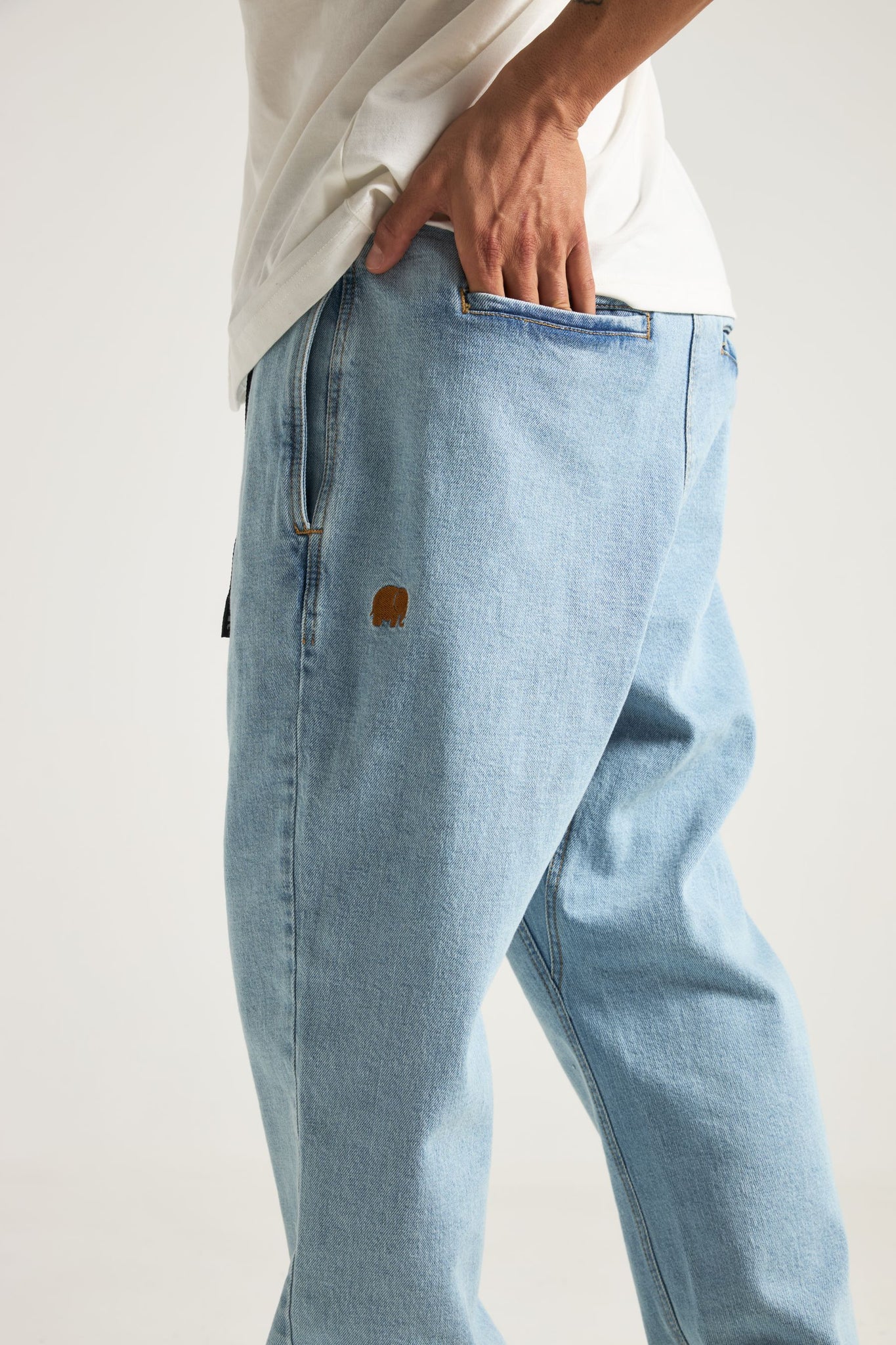 Recycled Denim Climber Pant Light Wash