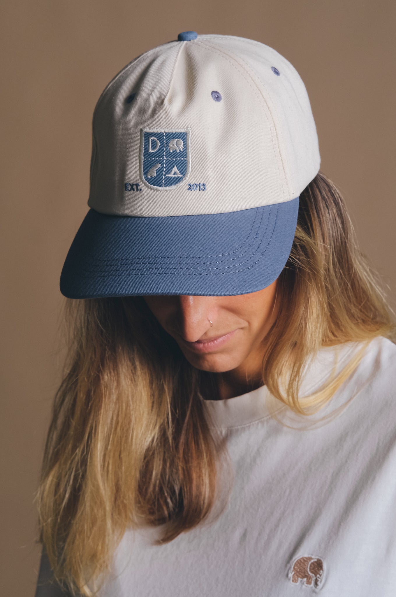 Dream Club Dad Cap Natural-Indigo