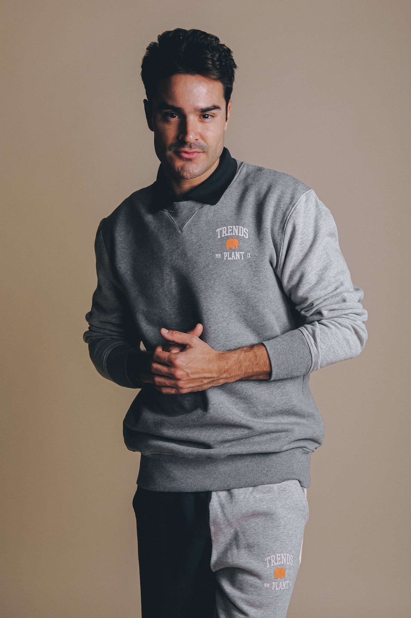 Beta College Sweater Mild Heather Grey