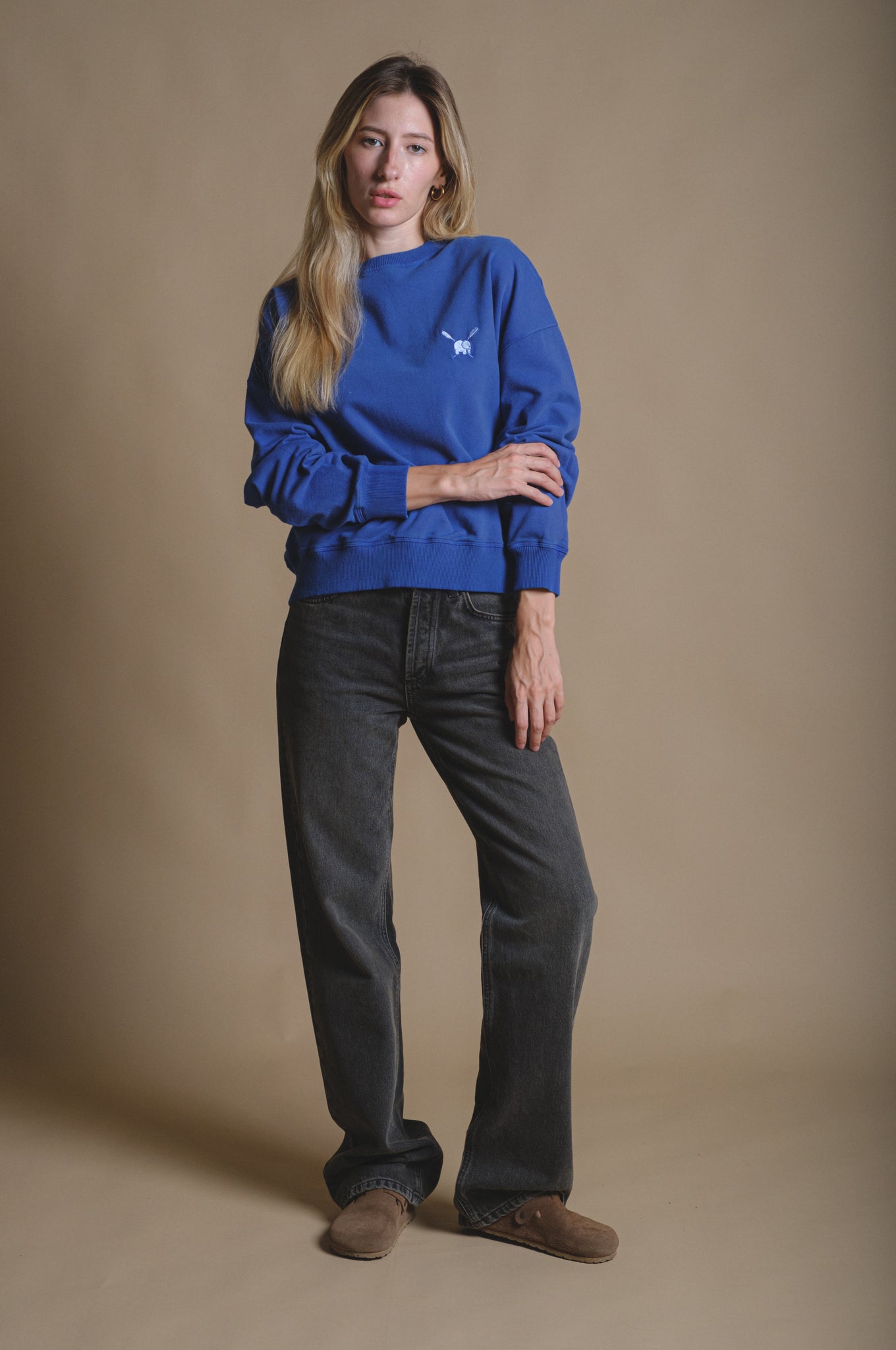 Women's Manzanaro Pigment Oversized Sweater Deep Water