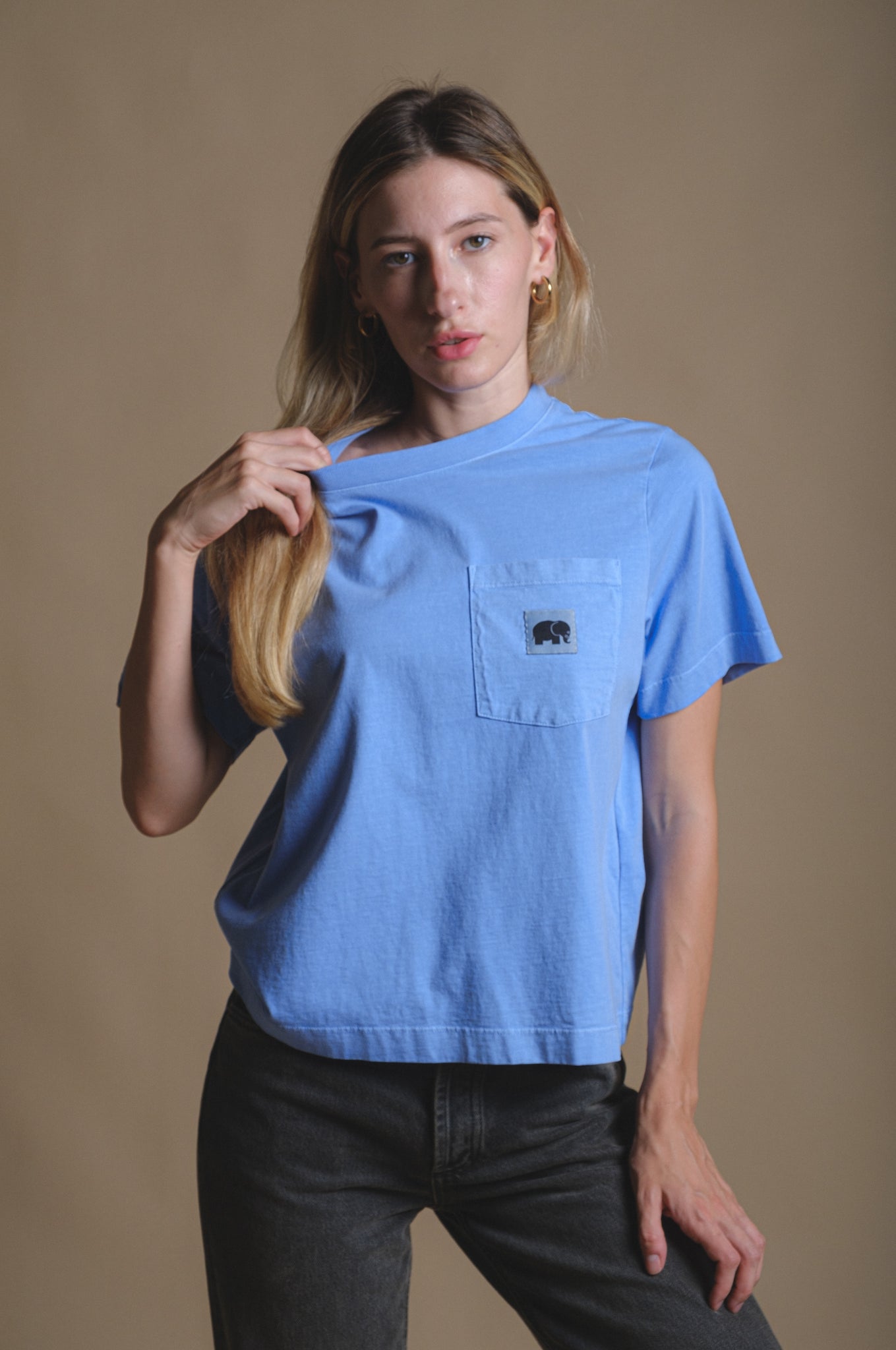 Women's San Pablo Pigment T-Shirt Mediterranean Blue