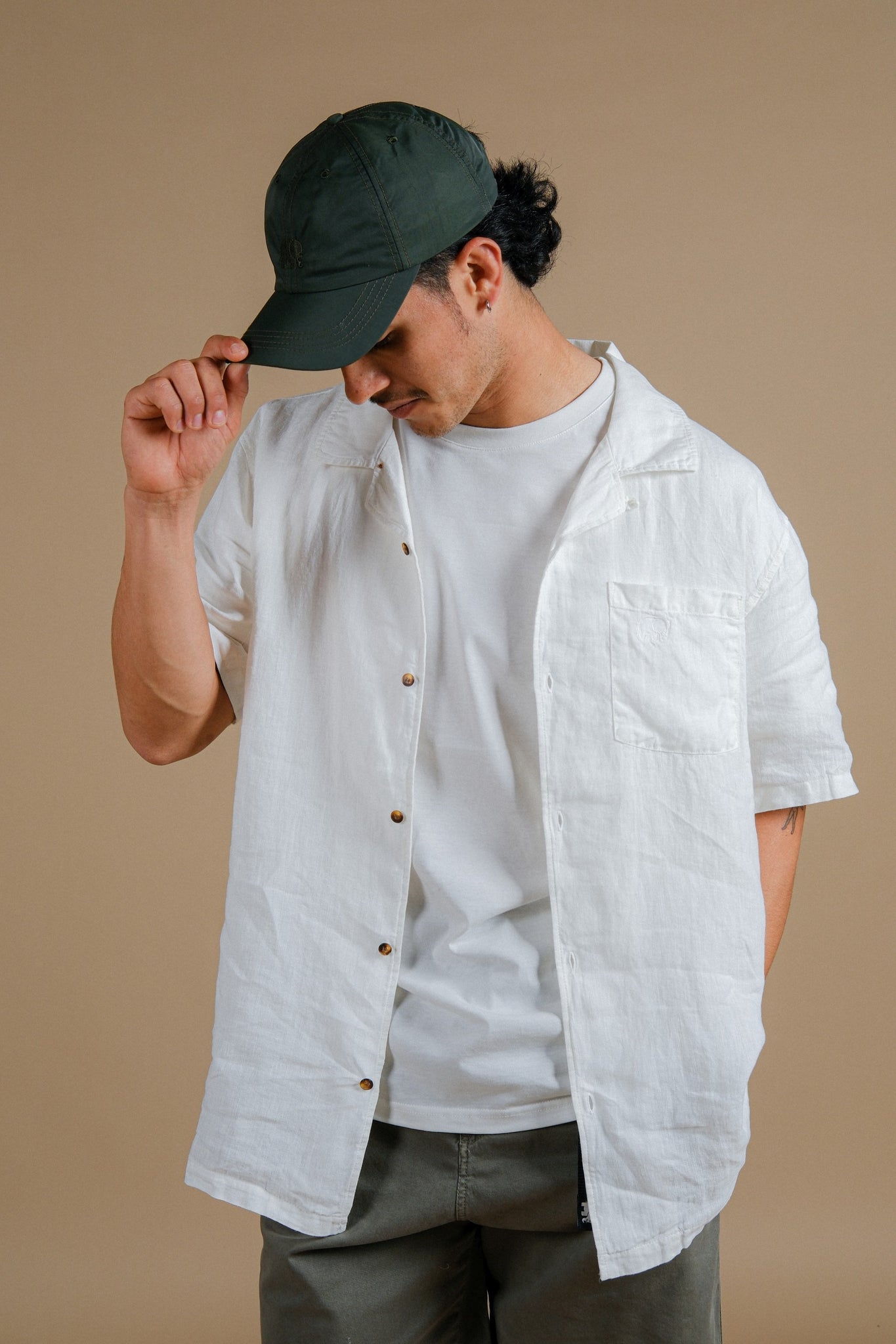 Essential Lightweight Dad Cap Forest Green