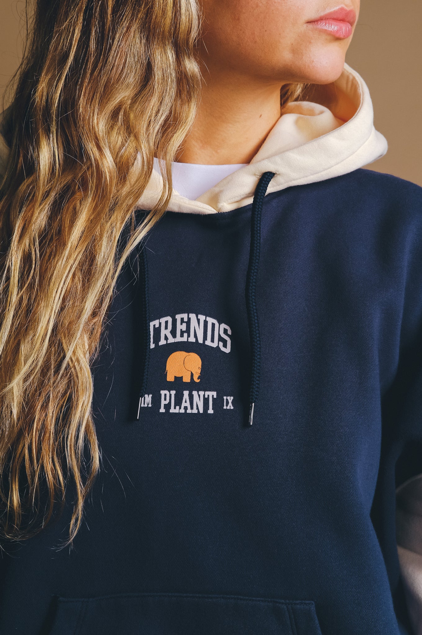 Women's Alpha College Oversized Hoodie Deep Navy