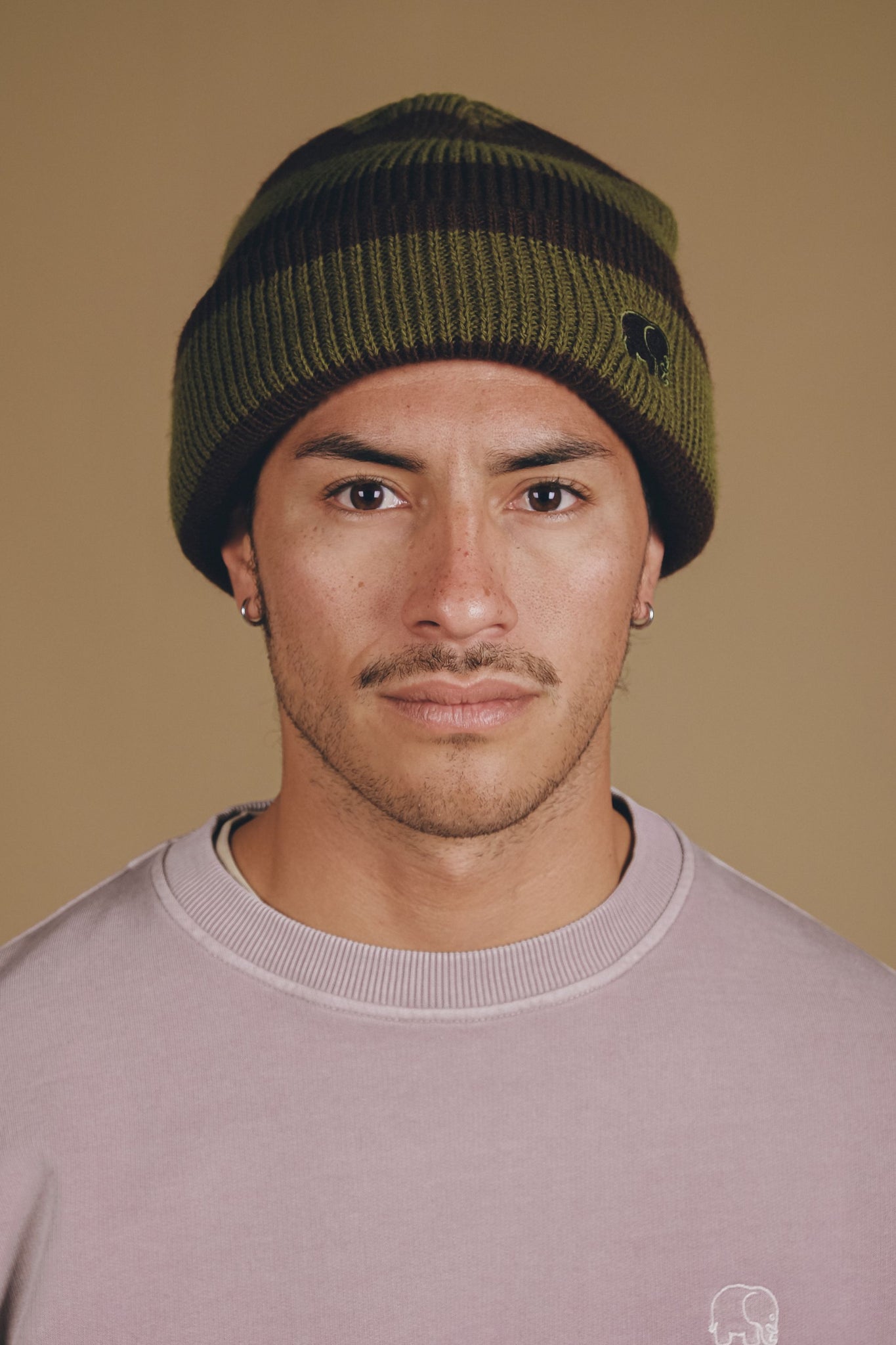 Montcabrer Beanie Khaki/Coffee