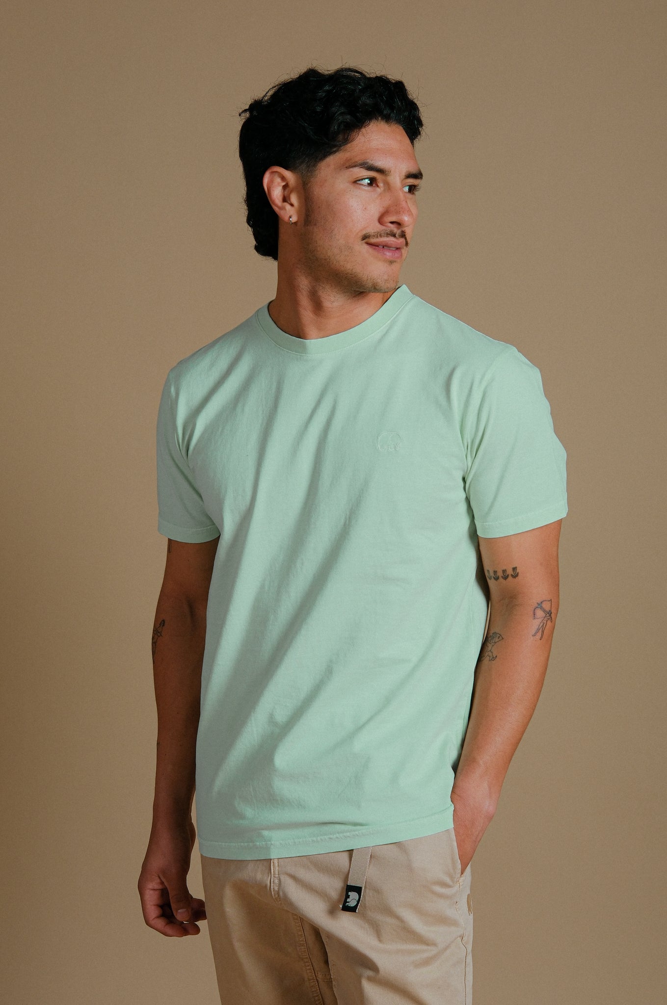 Essential Pigment T-Shirt Dusty Aqua