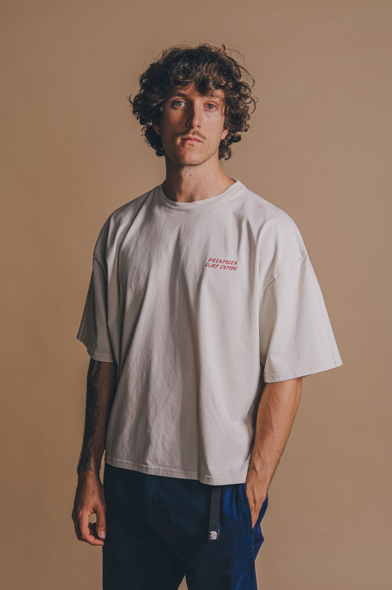 Wild Surf Pigment T-Shirt Almond Milk