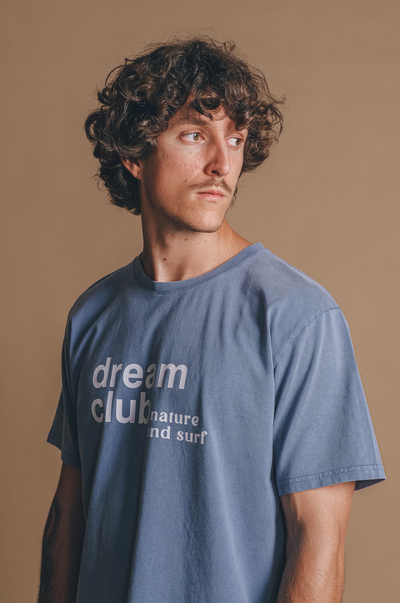 Dream Club Pigment T-Shirt China Blue