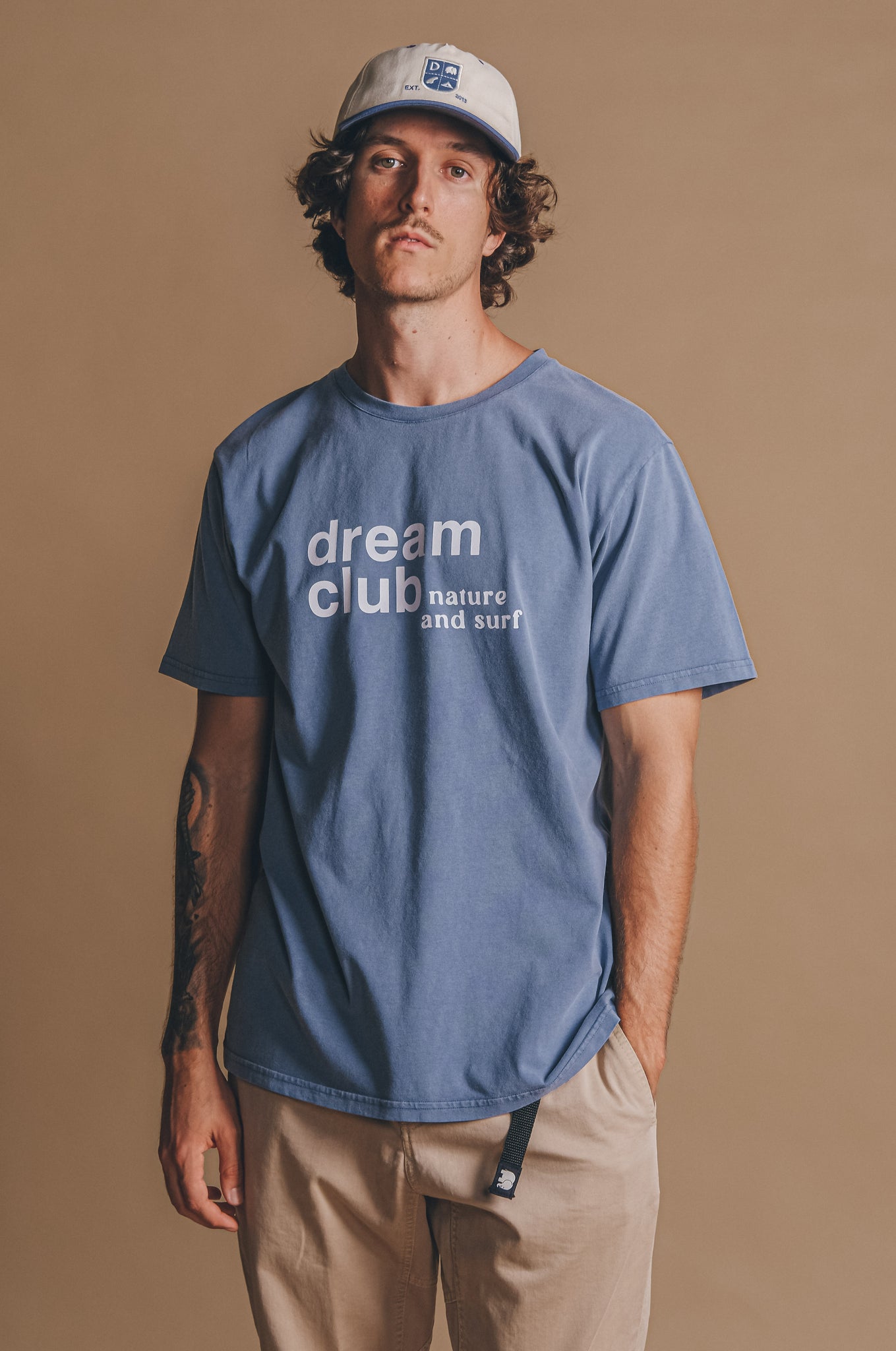 Dream Club Pigment T-Shirt China Blue