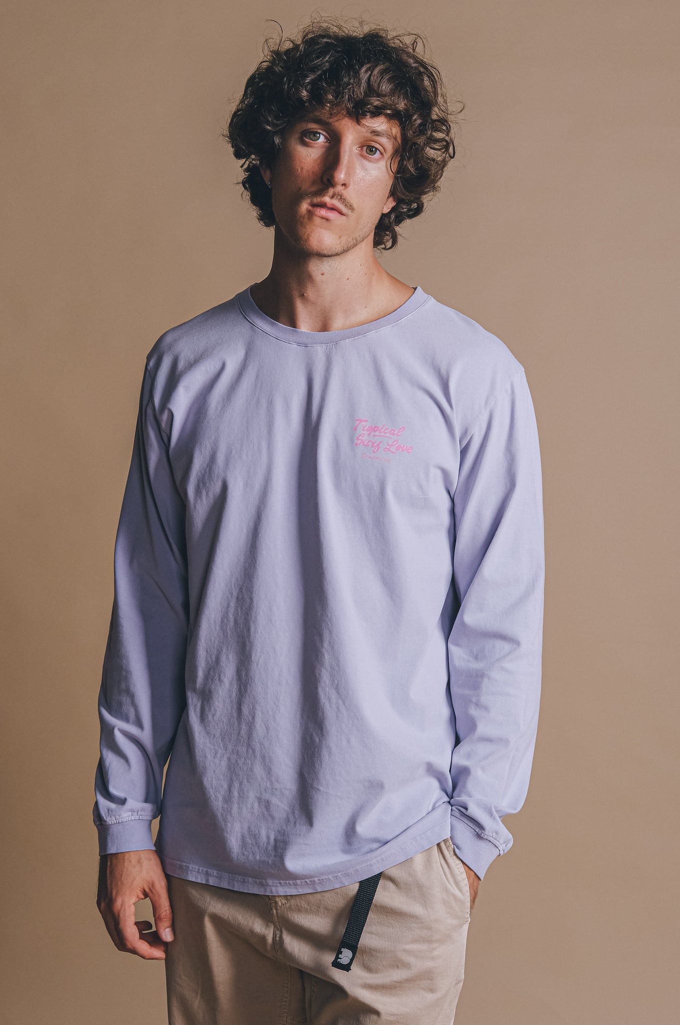 Tropical Surf Pigment L/S T-Shirt Lavender