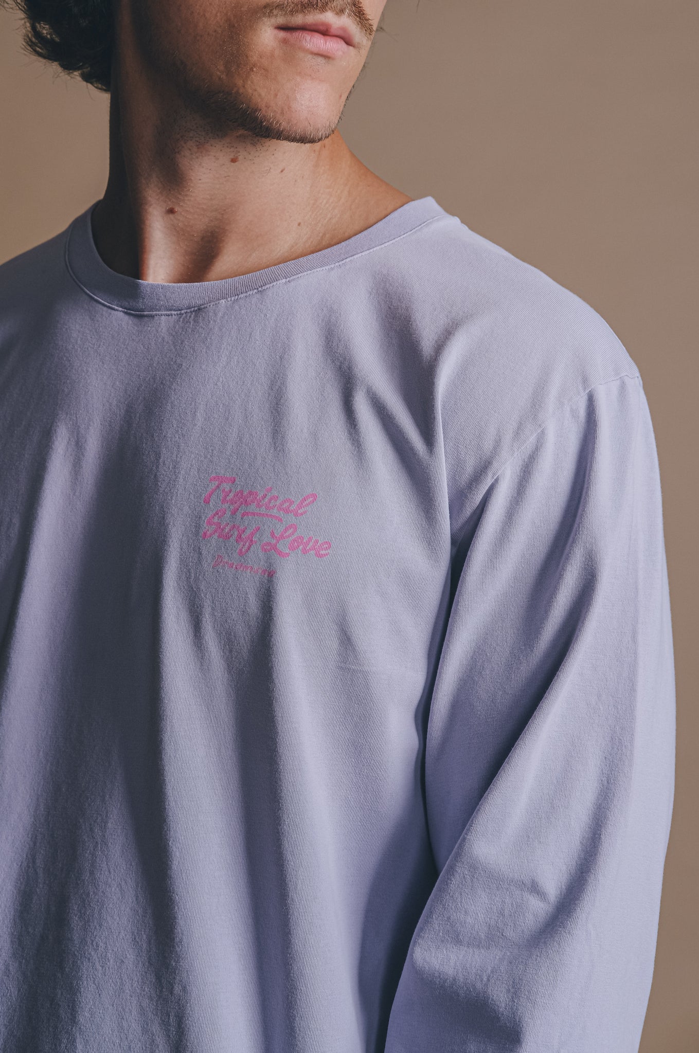 Tropical Surf Pigment L/S T-Shirt Lavender