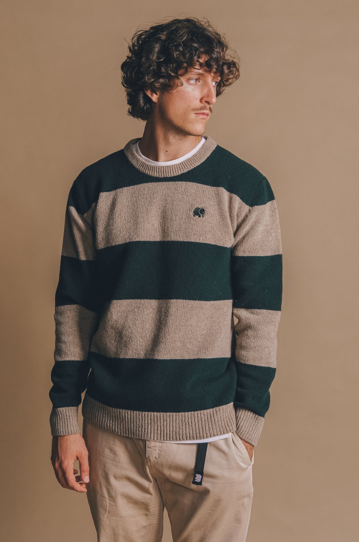 Sella Knit Pine Green/Nomad Brown