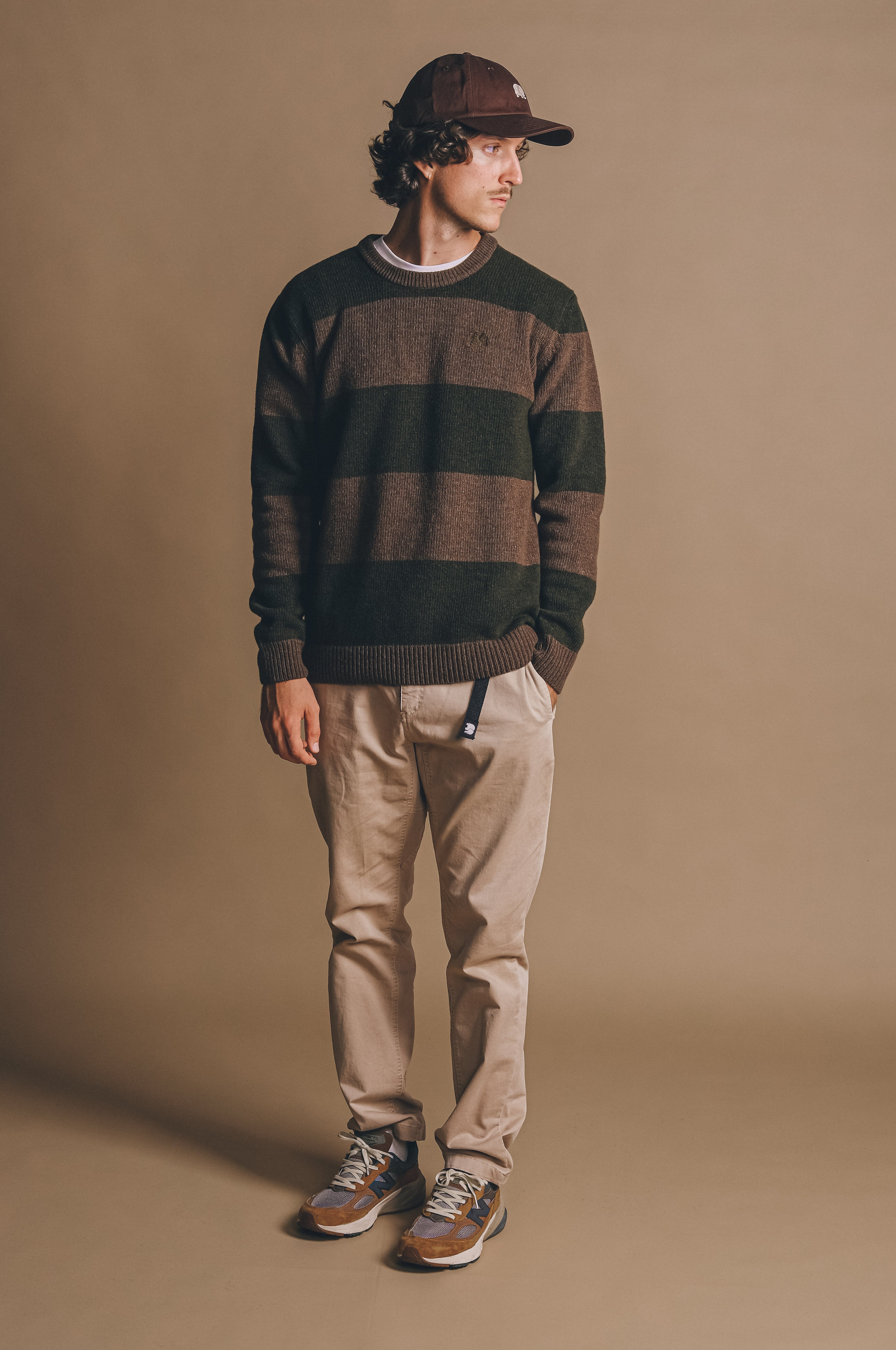 Sella Knit Cocoa Brown/Ivy Green – Trendsplant