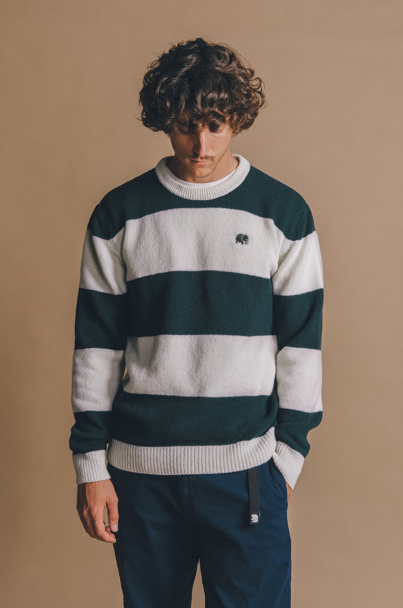 Sella Knit Pine Green/Natural