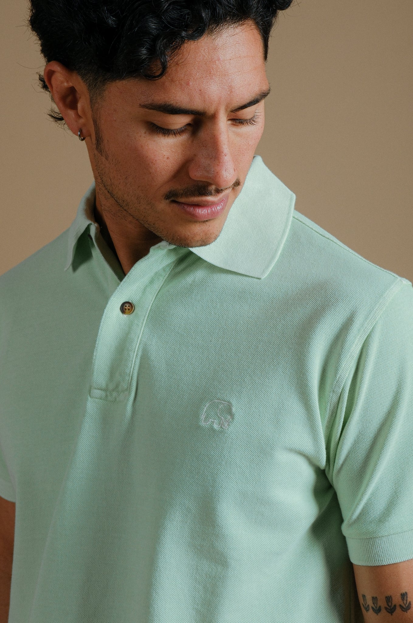 Essential Pigment Polo Dusty Aqua