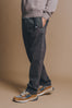 Person wearing Ecodye Cotton Climber Pant Dark Grey front view | TP_IMAGE_TYPE=MODEL_FRONT
