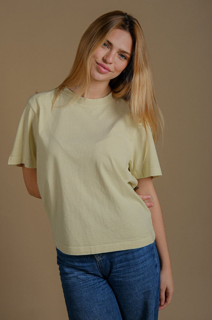 Women's Essential Pigment T-Shirt White Jade